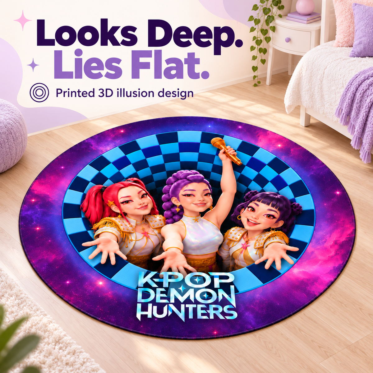 HUNTR/X Portal 3D Illusion Rug