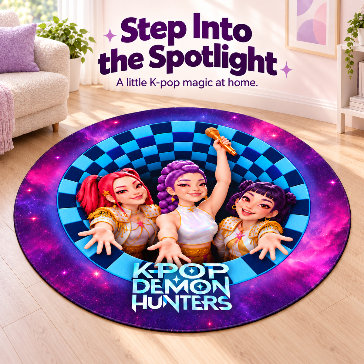 HUNTR/X Portal 3D Illusion Rug
