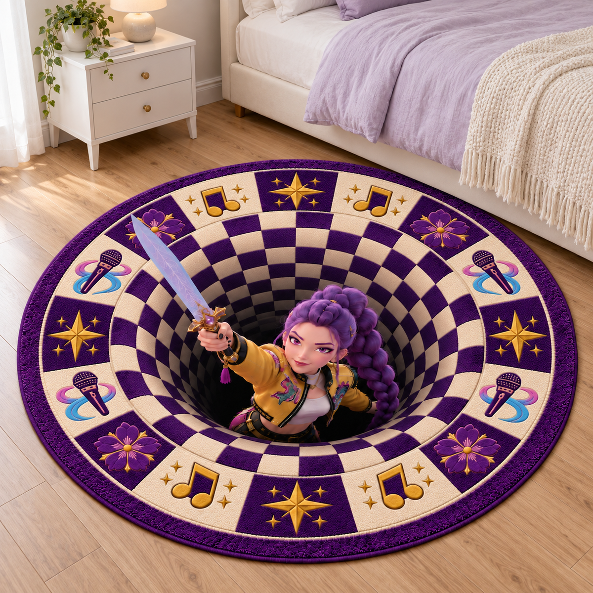 HUNTR/X Rumi Portal 3D Illusion Rug