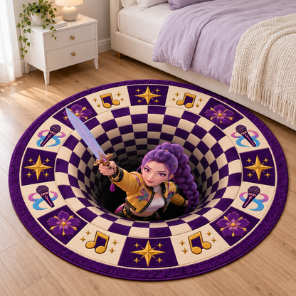 HUNTR/X Rumi Portal 3D Illusion Rug