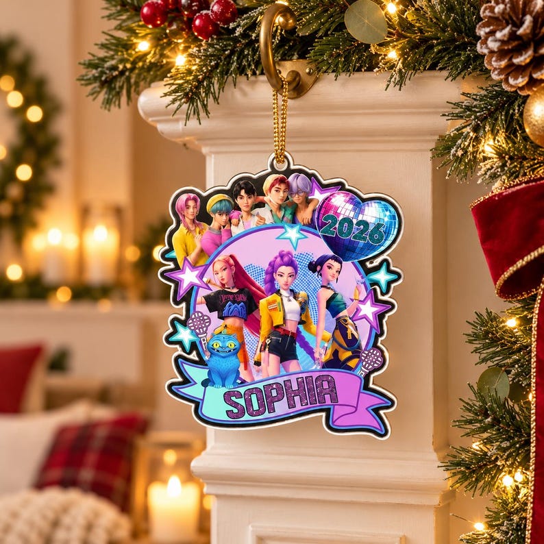Personalized Kpop Demon Hunters Ornament