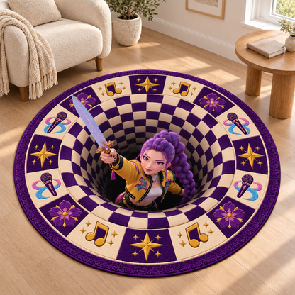 HUNTR/X Rumi Portal 3D Illusion Rug