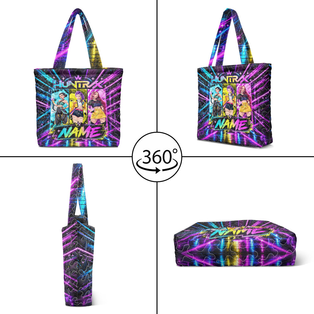 Personalized HUNTR/X Neon Tote Bag