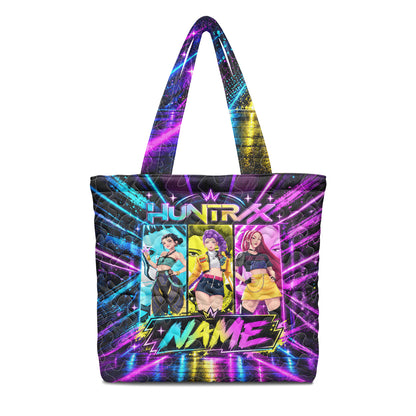 Personalized HUNTR/X Neon Tote Bag