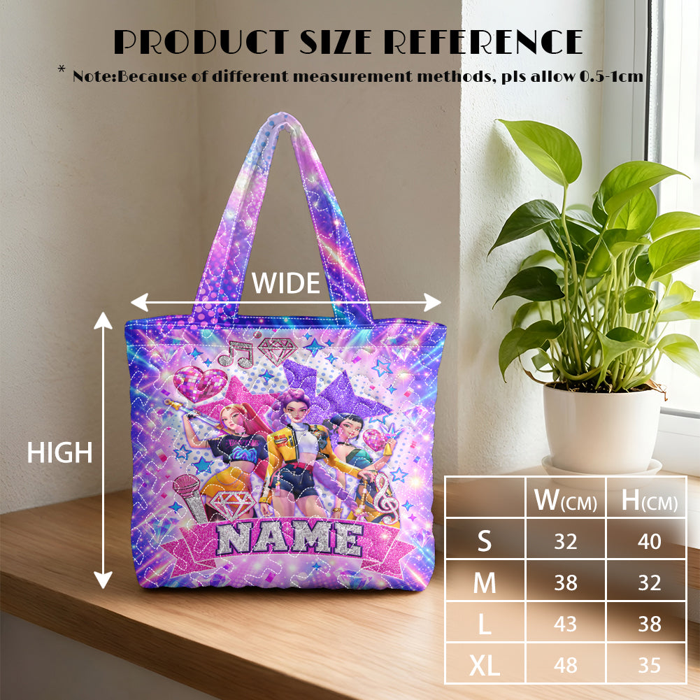 Personalized HUNTR/X Galaxy Tote Bag